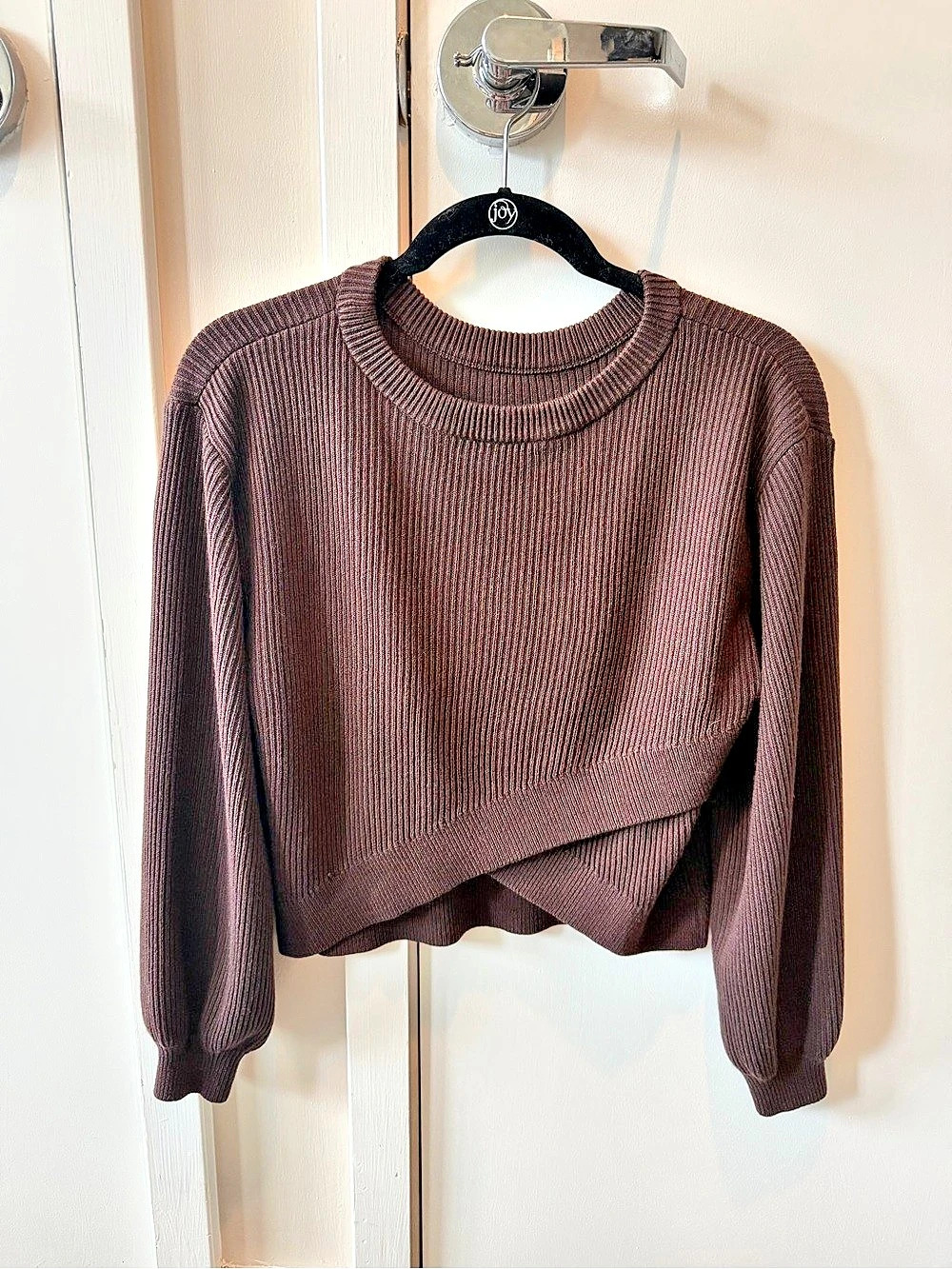 lululemon Reversible Crossover Sweater Brown Size 6